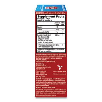 MegaRed® Advanced 6x Absorption Omega, 800 Mg, 40 Count freeshipping - TVN Wholesale